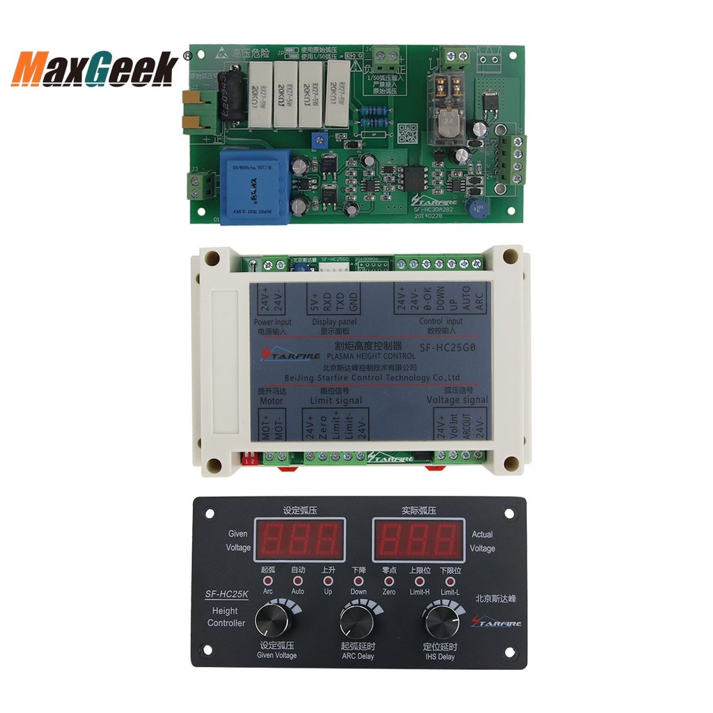 BEST Maxgeek Plasma Torch Height Controller Plasma THC w/ Encoder Knobs For CNC Plasma Cutting Machi