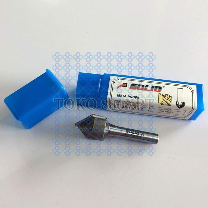 Mata Profil Router Bit 201-031 Vee Groove 1/4"