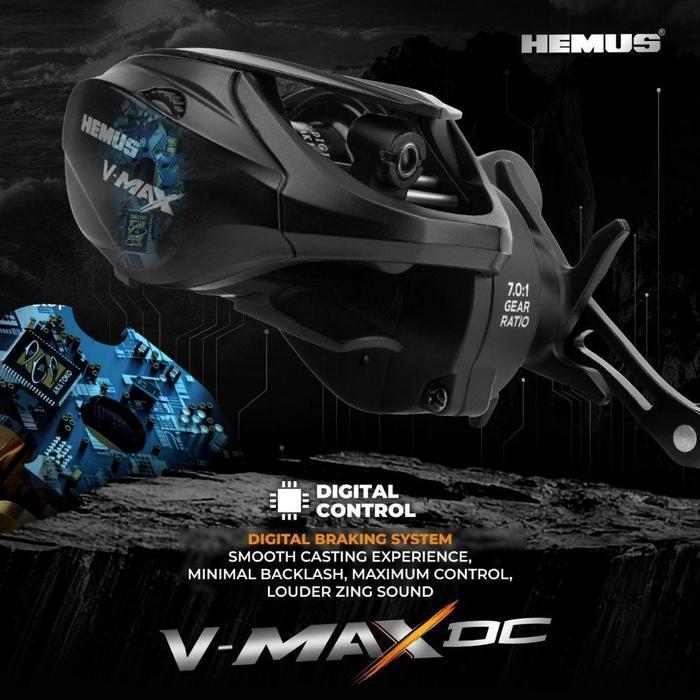 Reel Pancing BC Hemus V-MAX DC Gratis Ongkir
