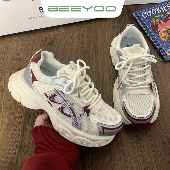 Aerostreet.Shoes - Beeyoo Sepatu Sneakers Wanita Sepatu Olahraga Trendy Sepatu Lari Cewek Sporty