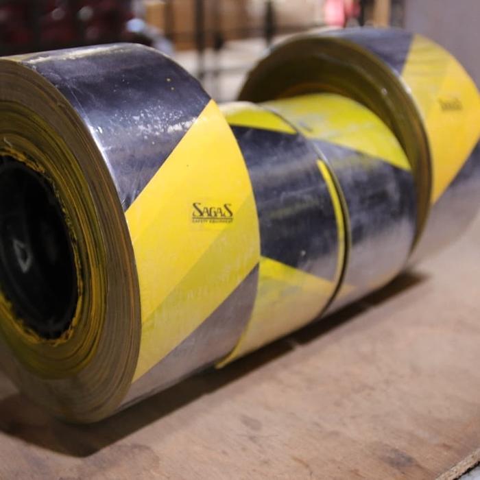 Police Line Kuning Hitam 500 Meter