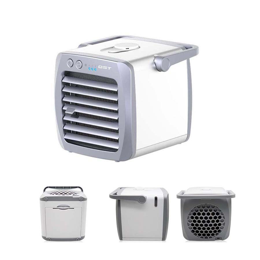 Kipas AC Portabel 3 Kecepatan Mini Anion Purifier Humidifier Desktop USB Pendingin Purifier Meja Kam