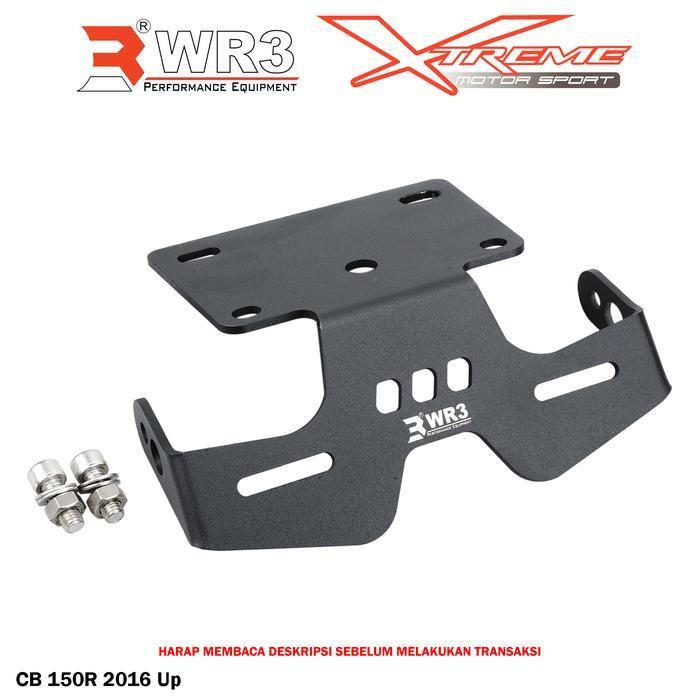 Ready Stok Dudukan Plat Motor / Tail Tidy Wr3 Cb 150 R Cb150R 150R 2016 Up Aluminium Best Seller