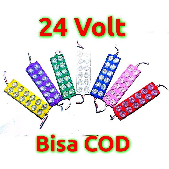 "New" LED 12 mata 24 vol Lampu LED kolong truk 24 volt