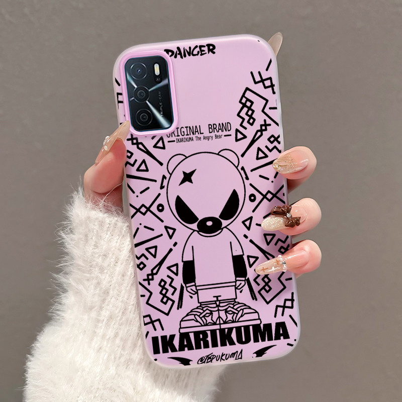 Casing Hp Untuk OPPO A16 OPPO A16s OPPO A54s Case Casing Pola beruang kartun Cesing HP Kasing Jelly 