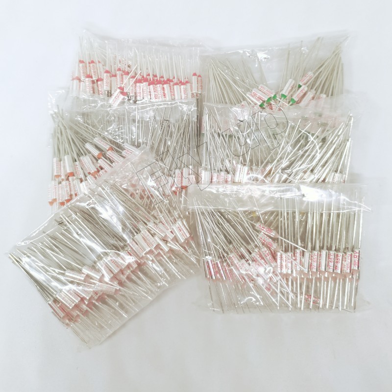 Best Seller 100Pcs Thermal Fuse TF RY 10A 15A 250V Temperature Control Thermostat Switch 73C 133C 14