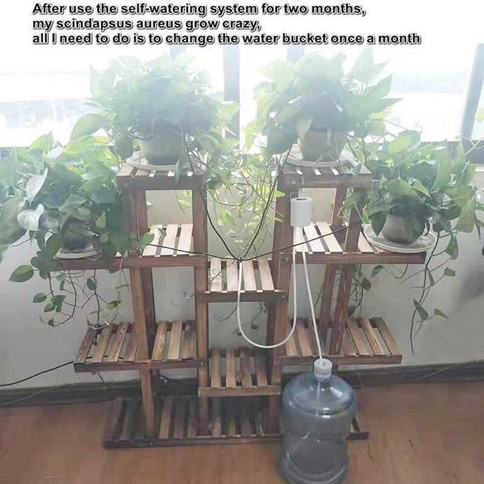 ALAT PENYIRAM TANAMAN OTOMATIS ELEKTRIK TIMER FLOWER WATERING 8 HEAD