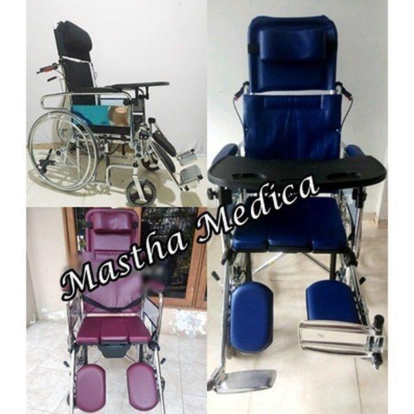 New Kursi Roda Avico 5 in 1 Tempat Tidur BAB Makan Selonjor Avico
