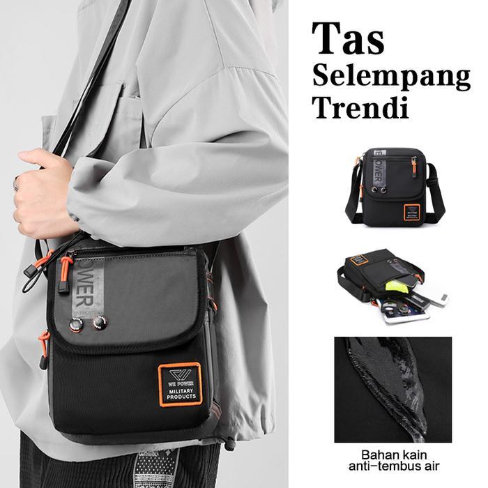 Eiger - Tas Slingbag Pria Casual Trendy Tas Selempang Waterproof Bag Bahu Kerja Ts314
