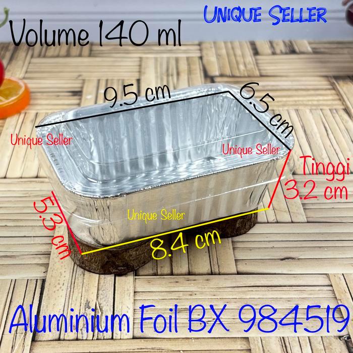 [Isi100] Tutup Mika Aluminium Foil Bx 984519 Bestfresh / Tutup Alufoil Tray Bx984519 Best Fresh