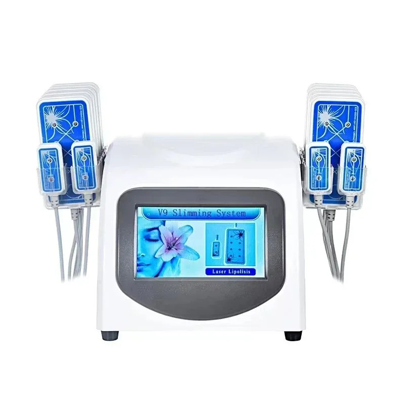 160mw 635nm-650nm Hot Lipo Laser LLLT Lipolysis 14 Pads Slimming Weight Fat Loss Beauty Machine 2025