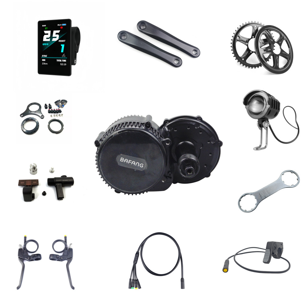 Bafang 48V750W UART Kit Complet Mid Drive Motor G340 BBS02 Bicycle Electric eBike Conversion Kit