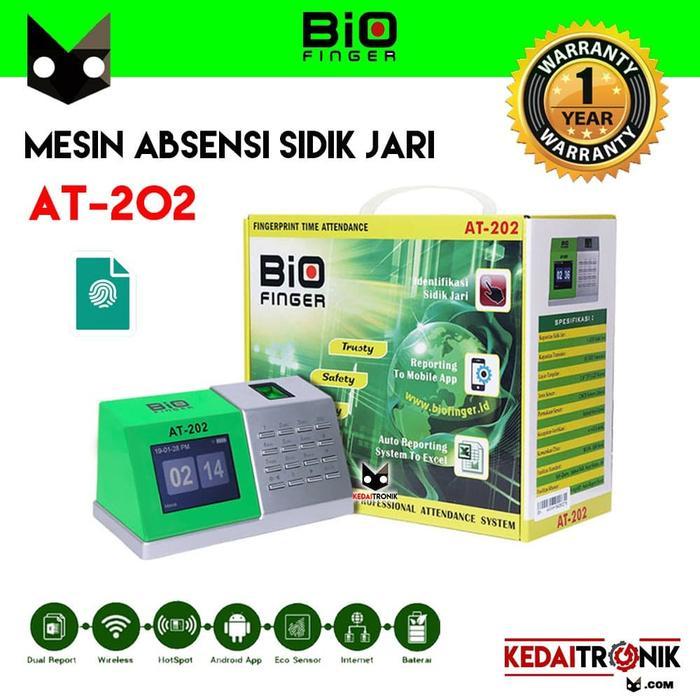 Biofinger AT202 Mesin Absensi Sidik Jari Fingerprint Bio Finger AT 202