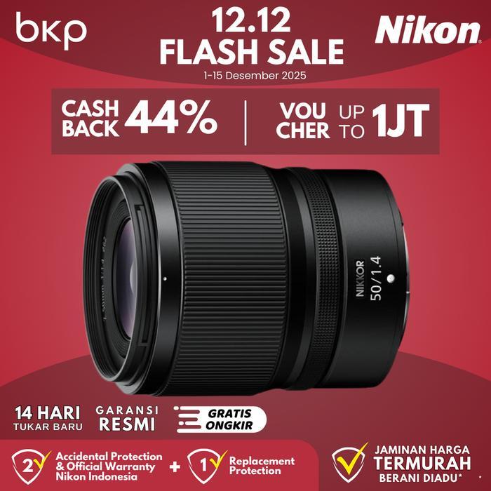 Nikon NIKKOR Z 50mm f1.4 Lens Nikkor Z 50mm F/1.4 GARANSI RESMI