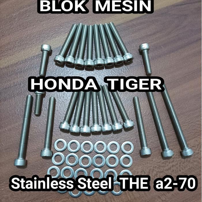 "New" baut blok tiger baut L set stainless
