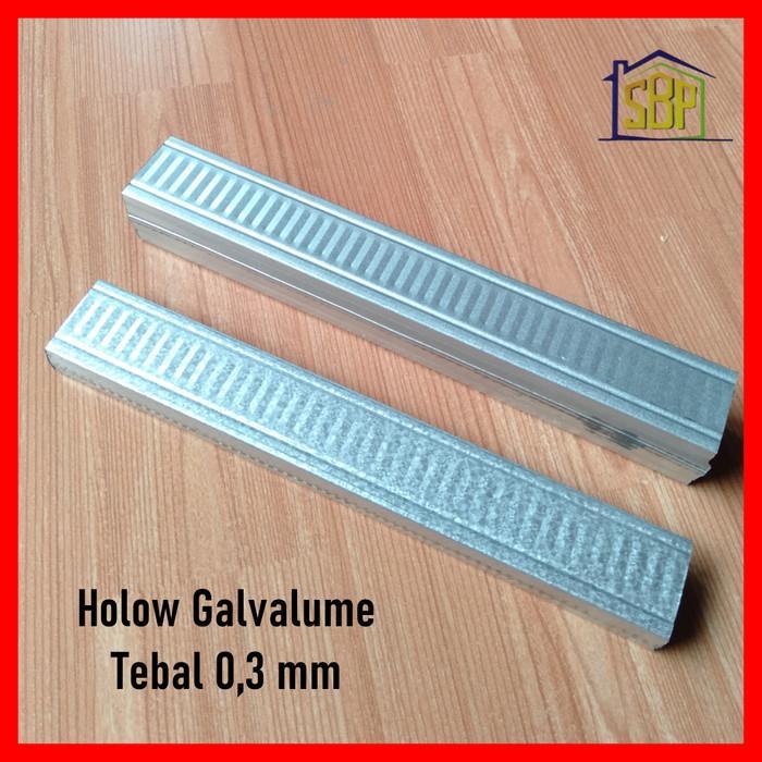 Besi Holo Holow Hollow Plafon 2X4 Tebal 0,3 Mm Galvalum