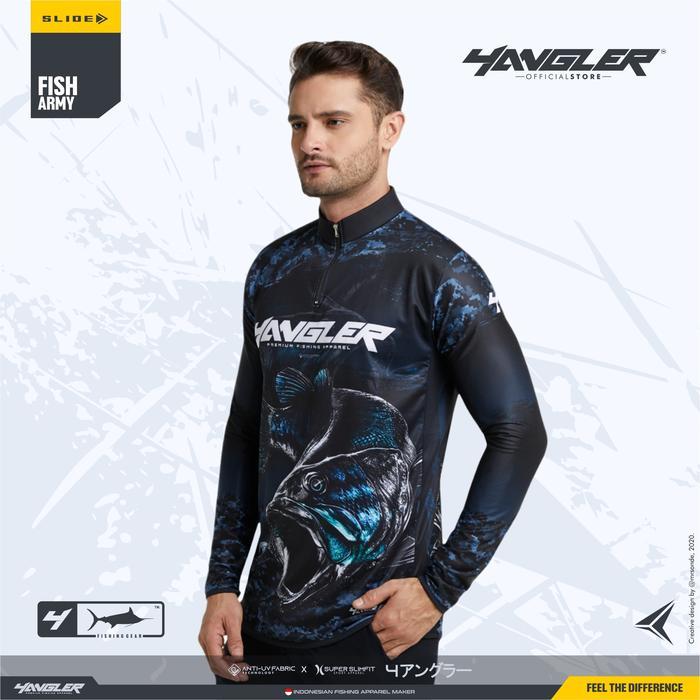 Jersey Mancing Custom A 4Angler Full Print Premium Dryfit