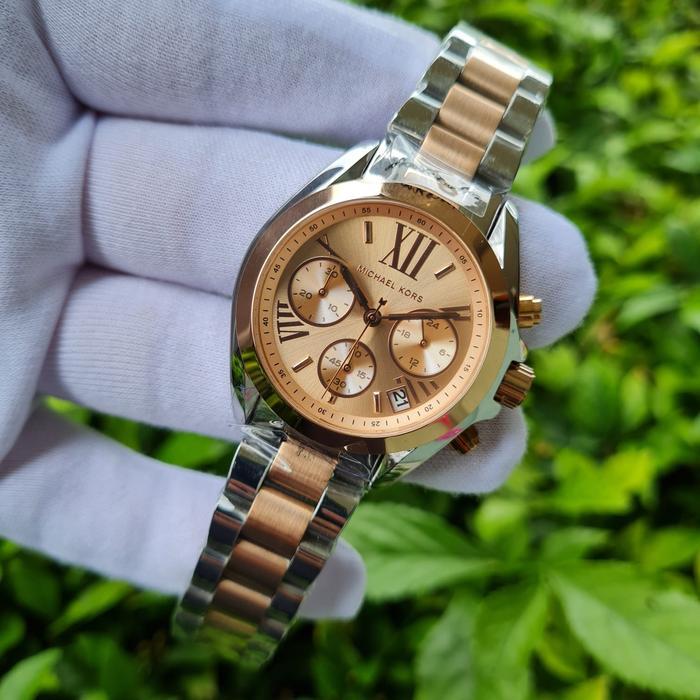 Jam Tangan Wanita Couple Michael Kors Mk 5606 Mk 5799 Stainles Kombi