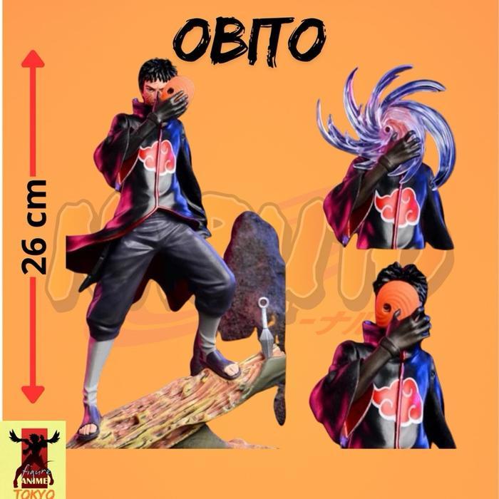 action figure naruto versi Obito akatsuki