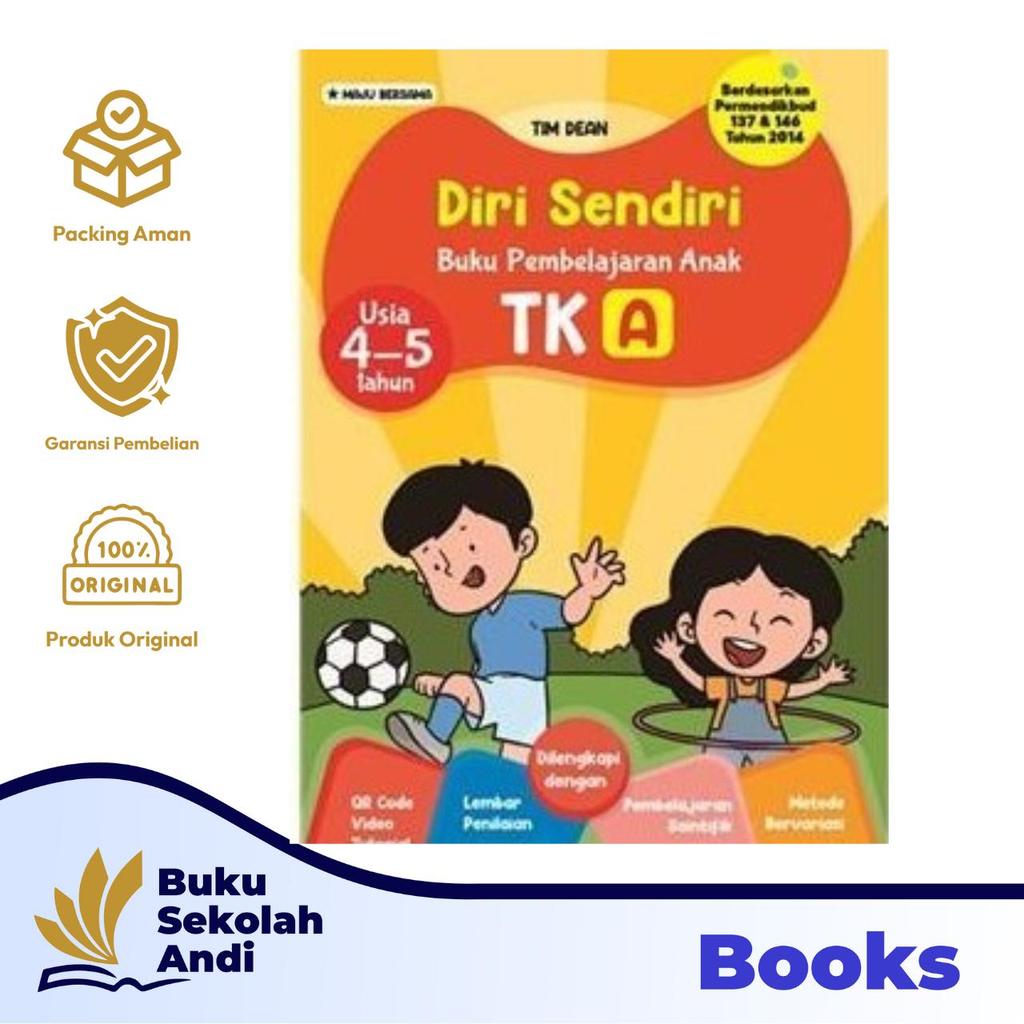 Penerbit Andi - Buku Diri Sendiri, Buku Pembelajaran Anak TK-A, Usia 4-5 Tahun