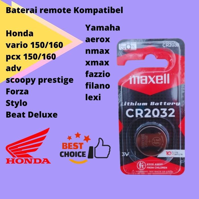 "New" Baterai Remot Motor PCX 150/160 Vario 160