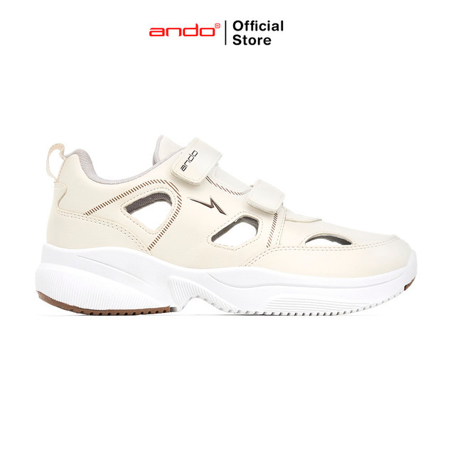 Ando Official Sepatu Sneakers Virosa Wanita Dewasa - Ivory