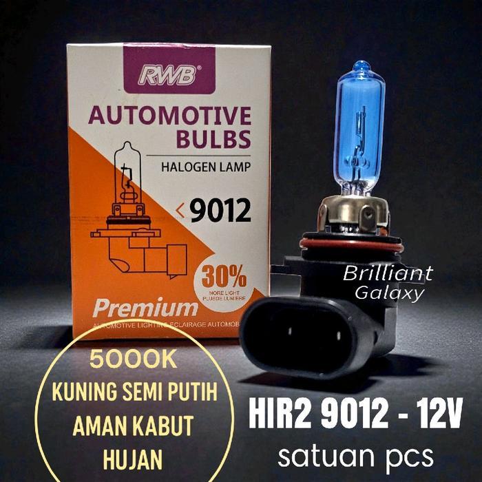 RWB - Halogen Xenon 5000K Satuan - H3 H11 HIR2 9012