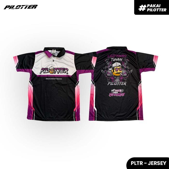 JERSEY PILOTTER KARYAWAN TUHAN HITAM ORIGINAL