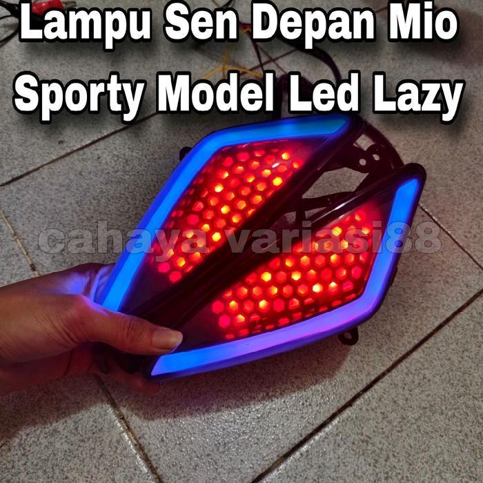 Lampu Sen Sein Depan Yamaha Mio Sporty Variasi Led Model Mx Warna Set Lampu Sen Depan Lazy Mio