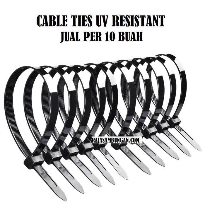 PER 10 buah Kabel Tis Anti UV 9 x 900 mm Marker Ties 90 cm Pengikat