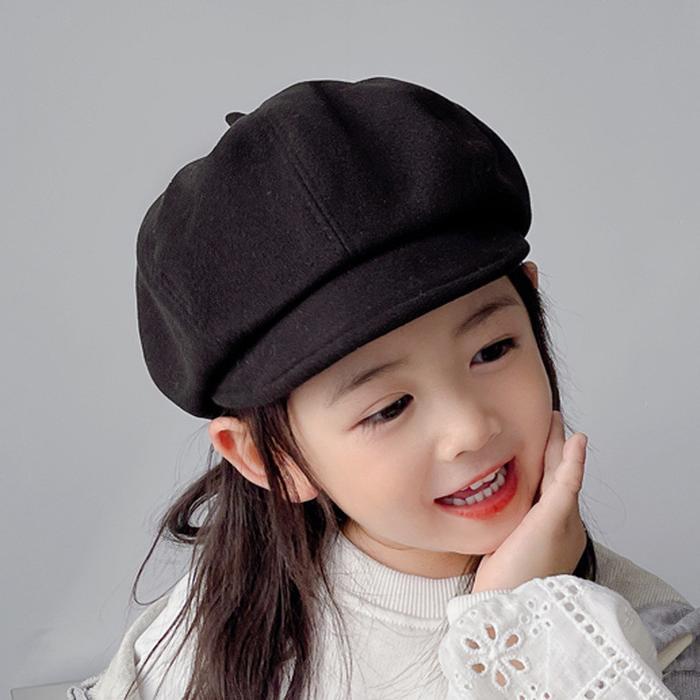 MB Topi Anak Cewek Model Apollo Polos Korean Style Hats Caps Baret Anak-anak Fhasion