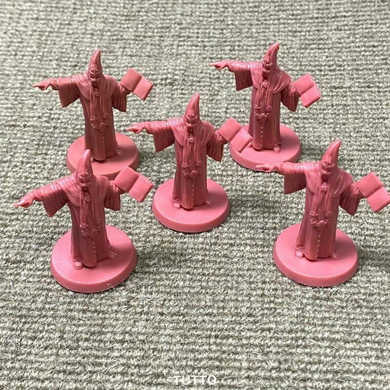 2PCS/5PCS Cultist Investigator Cthulhu Mythos Miniatures Cthulhu Death May Die Wars Board Game