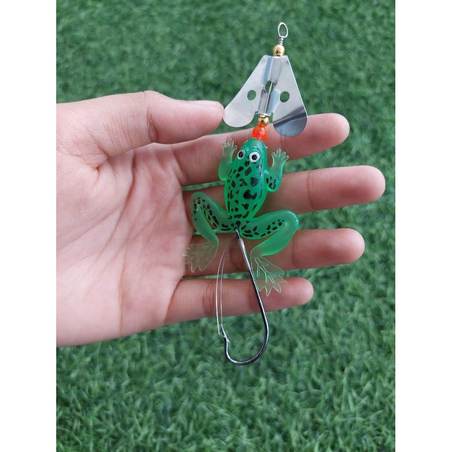 Umpan Casting Ikan Gabus Model Kodok Karet 6gr