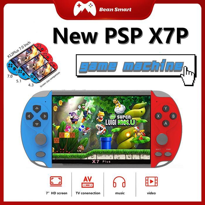 Gameboy Game PSP X7P/X7/X12 Screen Besar 5.1/4.3/7.0 Inch 8G Mp5 Musik