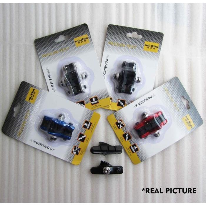 Kampas Rem Sepeda Brake Shoe Pad Mi.Xim Kanvas Rem V Brake Mtb Road