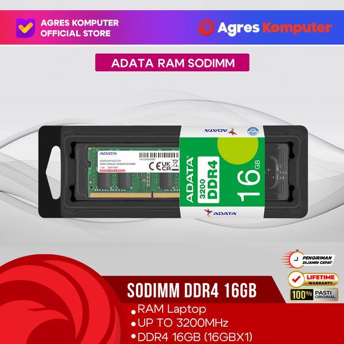 ADATA RAM SODIMM DDR4 16GB 3200MHZ - SODIMM MEMORY RAM LAPTOP - RAM LAPTOP DDR 4 - RAM LAPTOP 16GB