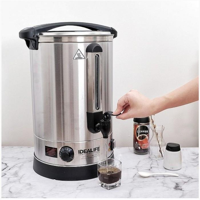 Terlaris Termos Listrik Jumbo Air panas - IDEALIFE Water Boiler - Coffe Maker - Pemanas Air - 8,5 LI