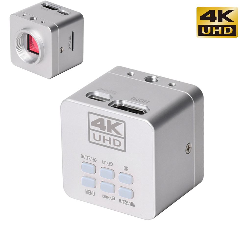 Kamera Mikroskop 4K UHD 41MP HDMI USB Tipe C Sony IMX334 Mikroskop Elektronik Digital Industri untuk