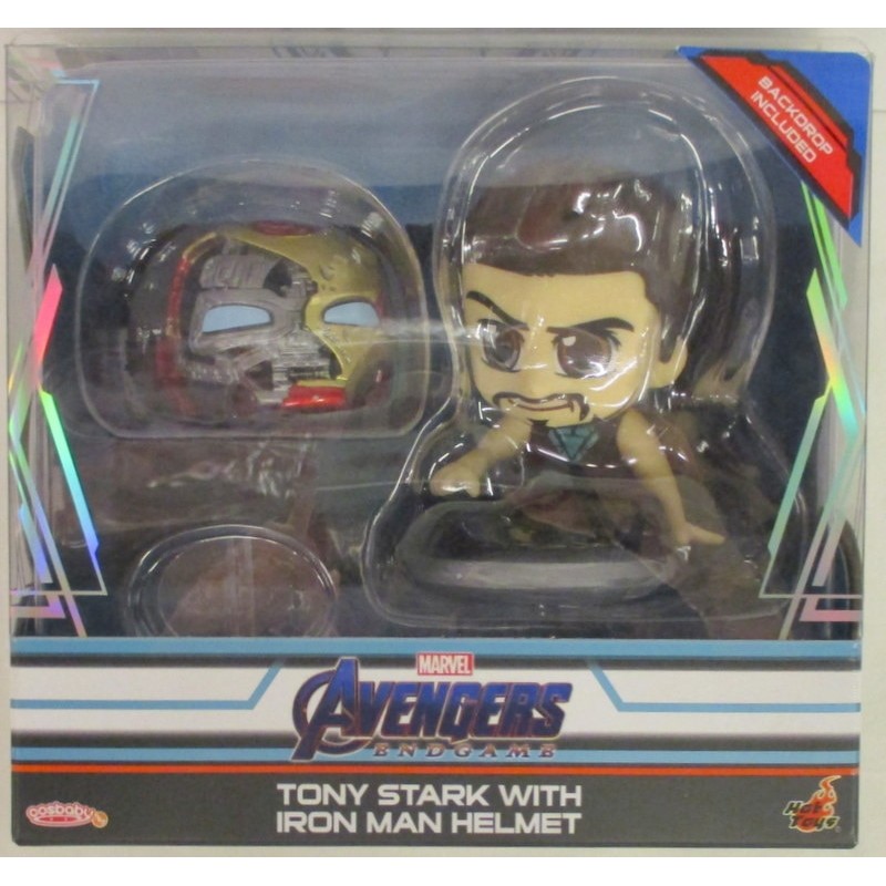 Hot Toys Cosbaby 653 - Tony Stark & Iron-Man Helmet
