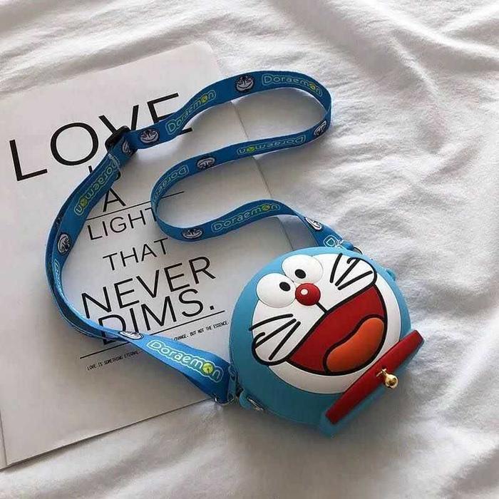 Pf Tas Selempang Anak Dewasa Jelly Silicone Karakter Carton Disney Imp