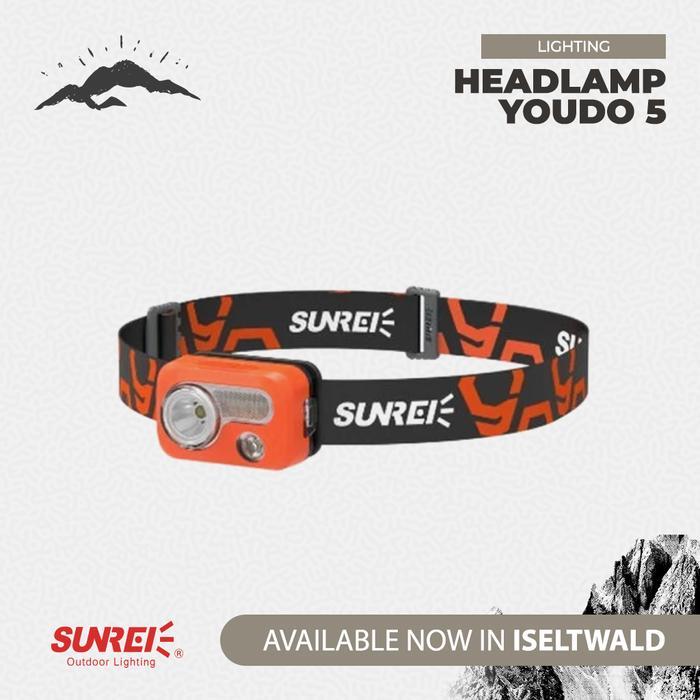 Sunrei Headlamp Youdo 5 Lampu Kepala Outdoor