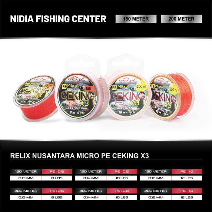 Senar Pancing Pe Micro RELIX NUSANTARA Ceking