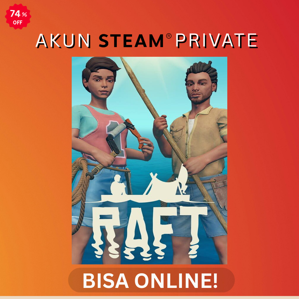 Raft - Steam PC Original - Akun Private Online