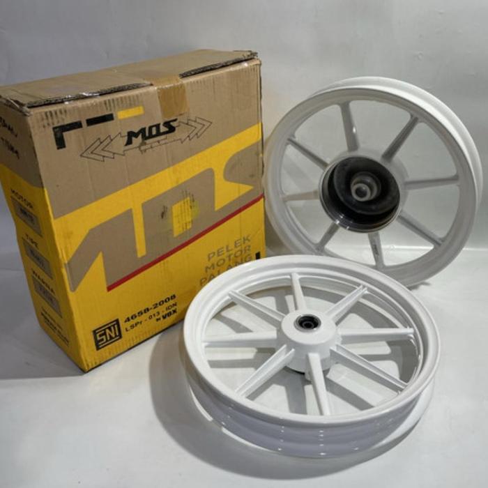 Pelek Recing Merek Mos Vario 125/150 Uk 185/215-14 Putih