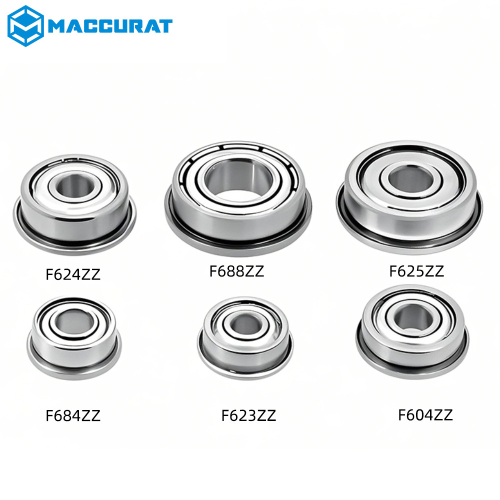 10Pcs Flange Ball Bearings F604Zz F623Zz F624Zz F625Zz F684Zz F688Zz F695Zz 3D Printers Voron Parts