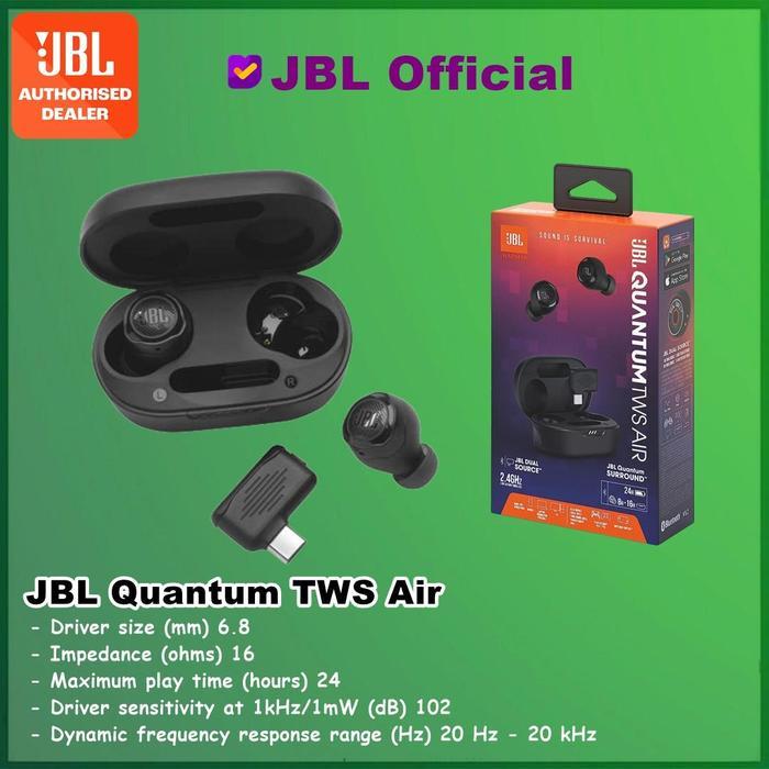 JBL Quantum Air TWS True Wireless Gaming Earbuds