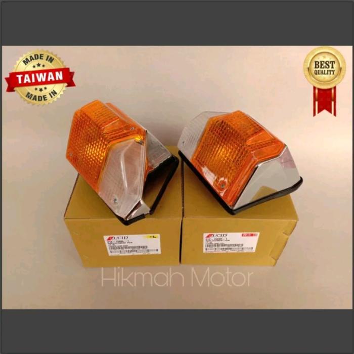 Sepasang Lampu Sen Sein Depan Toyota Hardtop Fj40 Bj40 Fj70