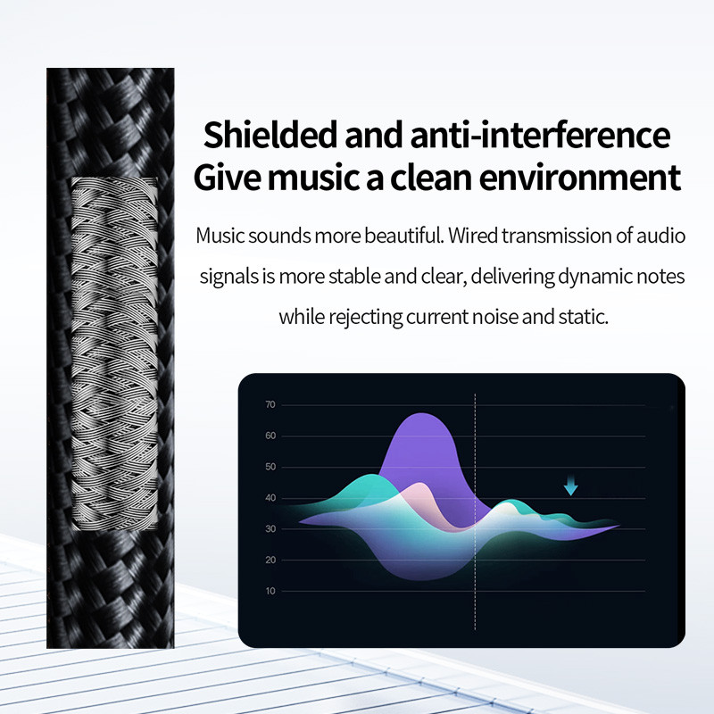 3.5 XLR Audio Cable XLR to 3.5mm Microphone Audio HiFi Cable XLR Female to Jack Aux Mic Cord For