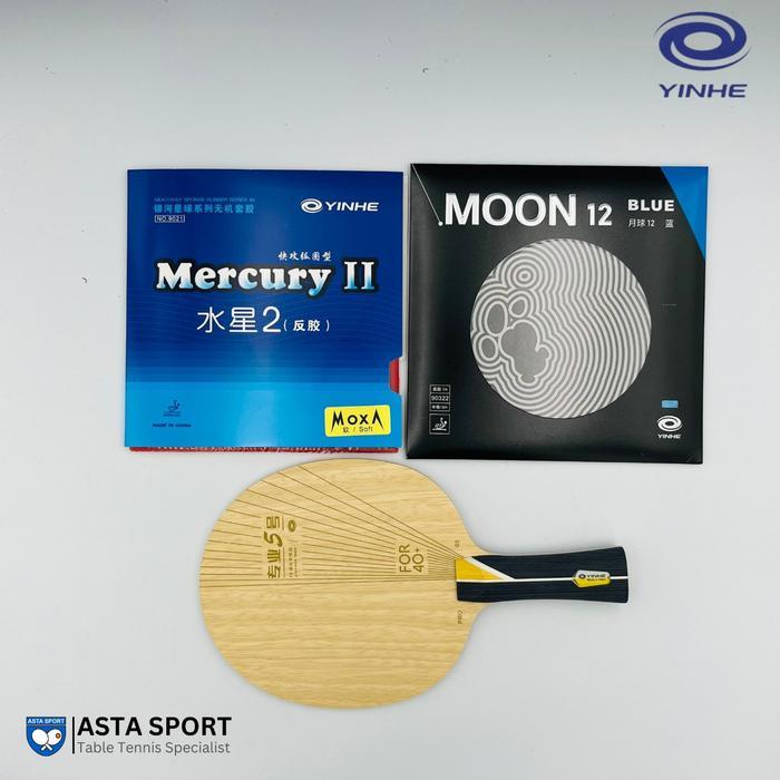 PAKET BET PINGPONG CARBON YINHE PRO 05 / BET PINGPONG TENIS MEJA