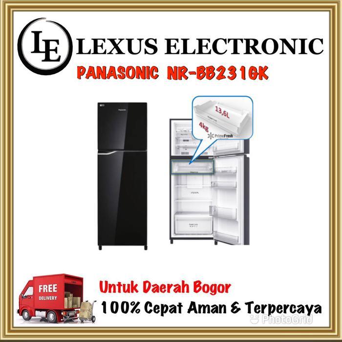 PANASONIC KULKAS 2 PINTU NR-BB231GK BB231GK ECONAVI INVERTER